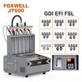 FOXWELL Ultraschall Injektor Reiniger Tester Benzin GDI Einspritzdüsen Prüfgerät