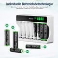 AAA Wiederaufladbare 1100mAh Wiederaufladbar Rechargeable Battery Batterie Akku