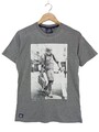 T-Shirt Damen Gr. DE 36 hellgrau Casual-Look