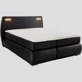 Boxspringbett INOSIGN 200x220 cm incl. LED-Beleuchtung und eazzzy DELUXE Topper