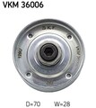 Umlenk-/Führungsrolle Keilrippenriemen SKF VKM 36006 für RENAULT CLIO LAGUNA C15