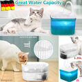 1.35L/2L Trinkbrunnen Haustier Automatisch Wasserspender für Katzen Hunde