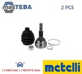 15-1287 GELENK ANTRIEBSWELLE METELLI 2PCS FÜR OPEL ASTRA G,ASTRA G CC,VECTRA B