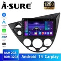 Android 14 CarPlay Autoradio Für Ford Focus MK1 1998-2003 FM Navi RDS 2G+32G SWC