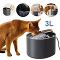 3L Trinkbrunnen Automatisch Haustier Wasserspender für Katzen Hunde mit LED