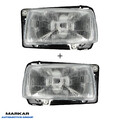 SCHEINWERFER SET LINKS + RECHTS VORNE FÜR VW JETTA II 19E 1984-1992 H4 HALOGEN