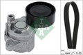 Schaeffler INA Keilrippenriemensatz  u.a. für CITROËN, DS, OPEL, PEUGEOT