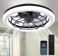 Deckenventilator Ventilator Lüfter LED Deckenlampe Beleuchtung mit Fernbedienung