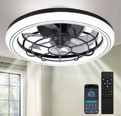 Deckenventilator Ventilator Lüfter LED Deckenlampe Beleuchtung mit Fernbedienung