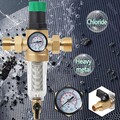Rückspülfilter mit Manometer Druckminderer Feinfilter Wasserfilter Vorfilter 1"