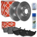 2x FEBI Bremsscheiben Ø282mm + Beläge Vorne für Chrysler Grand Voyager 3 + BR