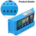 Solar für PWM Controller 12V 24V Batterieladegerät Regler 30A 20A 10A mit LCD
