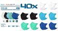 40x MedMaXX FFP2 NR Atemschutzmaske auch für Kinder geeignet Größe S bunt
