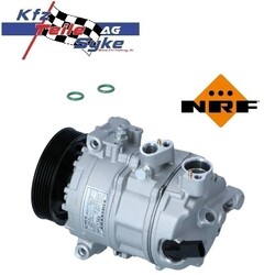 NRF KOMPRESSOR KLIMAANLAGE KLIMAKOMPRESSOR + DICHTRINGEN FÜR VW