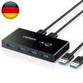 UGREEN USB Switch 2PC USB 3.0 Switcher 2 in 4 Out USB Switch Mit 2 USB 3.0 a Auf