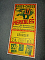 1986 plakat CIRCUS HERKULES cirque circo poster affiche locandina manifesto