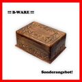 Budawi® Holzbox Puzzle Box Trickbox aus Mangoholz Schatulle Holztruhe ! B-WARE !