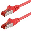 Netzwerkkabel Cat.6 rot 10m S/FTP PiMF 250MHz DSL LAN Patch-Kabel 1:1