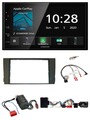 Kenwood Bluetooth Lenkrad DAB USB 2DIN Autoradio für Audi A6 2001-2005 Vollaktiv