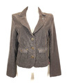 H27) edc Esprit Damen Cordjacke Jacke Gr. M 38 Braun