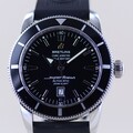 Breitling Uhr Superocean Heritage 46mm Automatic Black Stahl Milanaise Rubber