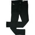 DIESEL Skinzee Damen super Strech Jeans Hose slim skinny Gr 36 S W28 L32 schwarz