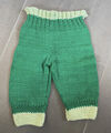 Kinder  Baby Hose  Größe: 62 Farbe: grün Töne Handarbeit Baby Bio Baumwolle