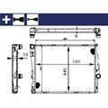 1x Kühler, Motorkühlung MAHLE CR 455 000S passend für BMW BMW (BRILLIANCE)