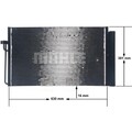 MAHLE AC 345 000S Kondensator Klimaanlage für BMW 5 6 7 64508381362 64509122827 