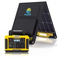 Tragbare Power Station mit Solar Panel Solargenerator 933Wh