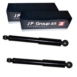 2x JP GROUP GASDRUCK STOßDÄMPFER HINTEN passend für OPEL AGILA LINKS+RECHTS
