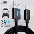 Original PS5 DualSense Edge-Ladekabel, geflochtenes USB-C-Netzkabel, 2,8 m