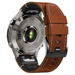 Quick Fit Armband Für Garmin Fenix 7 7X 6 6X 5 5X 8 E 47/51mm Leder Ersatzband