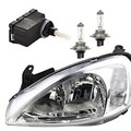 Scheinwerfer Halogen passend für Opel Corsa C - 03 mit LWR 2x H7 System Valeo LI