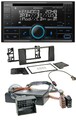 Kenwood CD 2DIN DAB USB MP3 Bluetooth Autoradio für BMW 5er E39 X5 E53 Aktivsyst