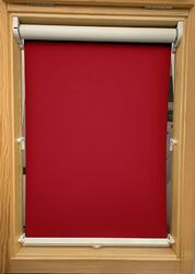 Dachfenster-Rollo Verdunkelung Haltekralle kompatibel mit Velux GGL GHL GPL rot