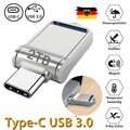 2TB 1TB USB 3.0 Stick USB-C OTG Flash Drive Speicherstick Typ C für Samsung PC~