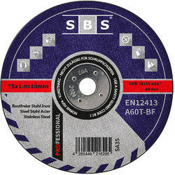 SBS® Trennscheiben Ø 75/115/125/230mm INOX Flexscheiben, Trennscheiben, Metall✅Deutscher Händler ✅Schneller Versand ✅Top Qualität ✅