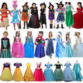 Elsa Anna Prinzessin Kleid Fasching Karneval Cosplay Kostüm Rollenspiel Kleidung