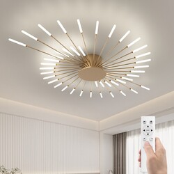 42 Köpfe Deckenlampe,LED Deckenleuchte,Dimmbar Kronleuchter Für Schlafzimmer 84W
