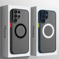 Magnetische Hülle Für Samsung Galaxy S25 S24 S23 S22 Ultra S21 FE Magsafe Cover