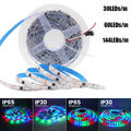WS2812 RGB Individuell Adressierbar WS2812B 5050 SMD LED Lichtstreifen DC5V 1-5M
