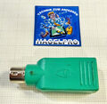 USB-Adapter •  USB Typ A Kupplung  auf  PS/2 Stecker 6 PIN Stecker  • 01-14-02 R