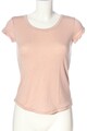 H&M BASIC T-Shirt Damen Gr. DE 36 pink Casual-Look
