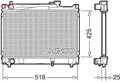 DENSO Motorkühler Wasserkühler DRM47030 für ET SUZUKI HT TA TD VITARA FT 1 16V