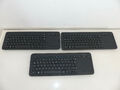 3x Microsoft 1632 All in One Media Keyboard Tastatur QWERTZ ohne USB Empfänger
