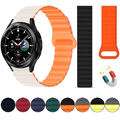 Magnet Silikon Armband Für Samsung Galaxy Watch 4/4 Classic 5/5 Pro ✅ 20/22mm ✅