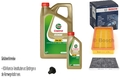 BOSCH Inspektionspaket 6 L Castrol 5W-30 M für Chrysler Voyager/Grand 2.4i