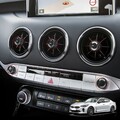 5x Schwarz Lautstärke Schalter Abdeckung Blende Für Kia Stinger Audio Drehknopf