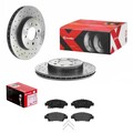 brembo XTRA BREMSSCHEIBEN 262mm + BELÄGE VORNE passend für HONDA JAZZ 3 4 GE GK 